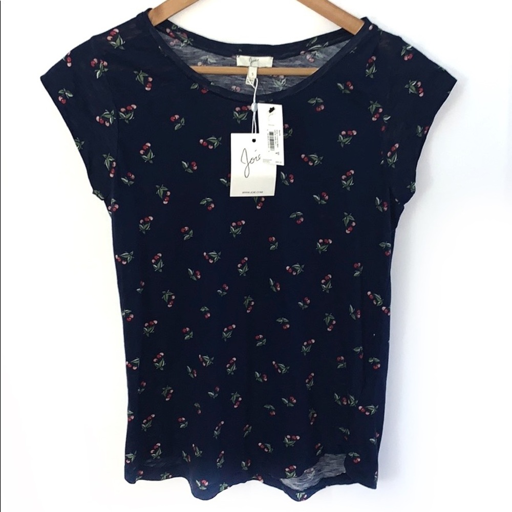 NWT Joie Dillon Cherry Print Top Size Small - Picture 2 of 5